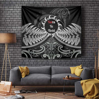 Toitu Te Tiriti Aotearoa Silver Fern Tapestry New Zealand Maori Pattern
