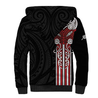 Toitu Te Reo Maori Toitu Te Whenua Toitu Te Tiriti Sherpa Hoodie Maori Warrior New Zealand