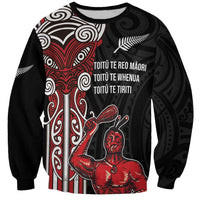 Toitu Te Reo Maori Toitu Te Whenua Toitu Te Tiriti Sweatshirt Maori Warrior New Zealand