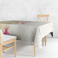 Beige Frangipani Sea Shell Tablecloth Starfish Polynesian Pattern LT01 - Polynesian Pride