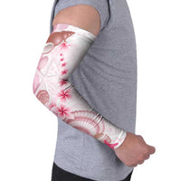 Pink Plumeria Sea Shell Arm Sleeves Starfish Polynesian Pattern LT01 - Polynesian Pride