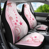 Pink Plumeria Sea Shell Car Seat Cover Starfish Polynesian Pattern LT01 - Polynesian Pride