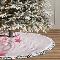 Pink Plumeria Sea Shell Tree Skirt Starfish Polynesian Pattern LT01 - Polynesian Pride