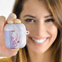 Purple Plumeria Sea Shell AirPods Case Starfish Polynesian Pattern LT01 - Polynesian Pride