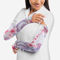 Purple Plumeria Sea Shell Arm Sleeves Starfish Polynesian Pattern LT01 - Polynesian Pride