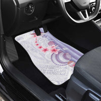 Purple Plumeria Sea Shell Car Mats Starfish Polynesian Pattern LT01 - Polynesian Pride