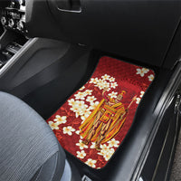 Hawaii King Kamehameha Car Mats Plumeria Lauhala Pattern LT01 - Polynesian Pride