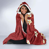 Hawaii King Kamehameha Hooded Blanket Plumeria Lauhala Pattern LT01 - Polynesian Pride