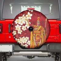 Hawaii King Kamehameha Spare Tire Cover Plumeria Lauhala Pattern LT01 - Polynesian Pride