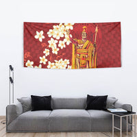 Hawaii King Kamehameha Tapestry Plumeria Lauhala Pattern LT01 - Polynesian Pride