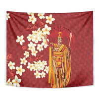 Hawaii King Kamehameha Tapestry Plumeria Lauhala Pattern LT01 - Polynesian Pride