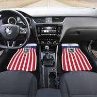 Personalized Liberia 1847 Car Mats Happy Independence Day
