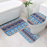 Hawaii Turtles Pattern Special Blue Bathroom Set LT01 - Polynesian Pride
