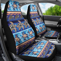 Hawaii Turtles Pattern Special Blue Car Seat Cover - Polynesian Pride
