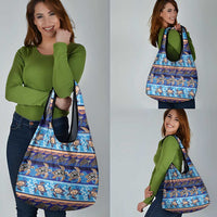 Hawaii Turtles Pattern Special Blue Grocery Bag - Polynesian Pride