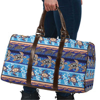 Hawaii Turtles Pattern Special Blue Travel Bag - Polynesian Pride