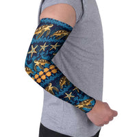Hawaii Turtles Starfish Unique Pattern Arm Sleeves - Polynesian Pride