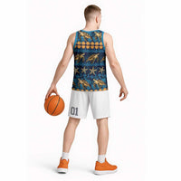 Hawaii Turtles Starfish Unique Pattern Basketball Jersey LT01 - Polynesian Pride