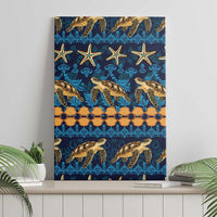 Hawaii Turtles Starfish Unique Pattern Canvas Wall Art LT01 - Polynesian Pride
