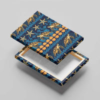 Hawaii Turtles Starfish Unique Pattern Canvas Wall Art LT01 - Polynesian Pride