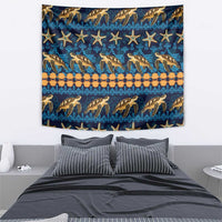 Hawaii Turtles Starfish Unique Pattern Tapestry - Polynesian Pride