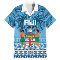 Fiji Rugby Hawaiian Shirt Fijian Go 2023 World Cup LT01 Blue - Polynesian Pride
