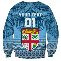 Custom Fiji Rugby Sweatshirt Fijian Go 2023 World Cup LT01 - Polynesian Pride