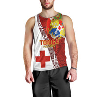 Tonga Rugby Men Tank Top Tongan Go 2023 World Cup LT01 - Polynesian Pride
