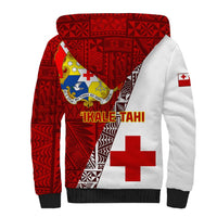 Tonga Rugby Sherpa Hoodie Tongan Go 2023 World Cup LT01 - Polynesian Pride