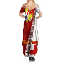 Tonga Rugby Summer Maxi Dress Tongan Go 2023 World Cup LT01 - Polynesian Pride