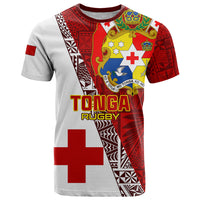 Custom Tonga Rugby T Shirt Tongan Go 2023 World Cup LT01 Red - Polynesian Pride