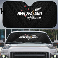 Football New Zealand Auto Sun Shade Aotearoa United Black Version - Polynesian Pride
