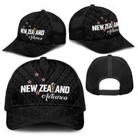 Football New Zealand Baseball Net Cap Aotearoa United Black Version LT01 - Polynesian Pride