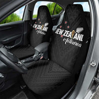 Football New Zealand Car Seat Cover Aotearoa United Black Version - Polynesian Pride