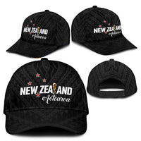 Football New Zealand Classic Cap Aotearoa United Black Version LT01 - Polynesian Pride