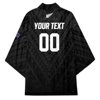 Custom Football New Zealand Kimono Aotearoa United Black Version - Polynesian Pride