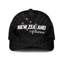 Football New Zealand Mesh Trucker Cap Aotearoa United Black Version LT01 One Size Black Black - Polynesian Pride