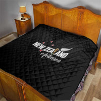 Football New Zealand Quilt Aotearoa United Black Version - Polynesian Pride