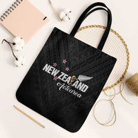 Football New Zealand Tote Bag Aotearoa United Black Version - Polynesian Pride