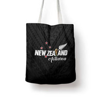 Football New Zealand Tote Bag Aotearoa United Black Version - Polynesian Pride