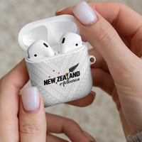 Football New Zealand AirPods Case Aotearoa United White Version LT01 - Polynesian Pride