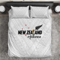 Football New Zealand Bedding Set Aotearoa United White Version - Polynesian Pride