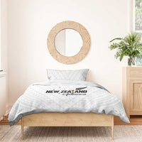 Football New Zealand Bedding Set Aotearoa United White Version - Polynesian Pride