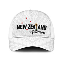 Football New Zealand Mesh Trucker Cap Aotearoa United White Version LT01 One Size White White - Polynesian Pride