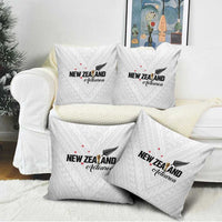 Football New Zealand Pillow Cover Aotearoa United White Version - Polynesian Pride