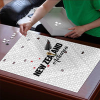 Football New Zealand Puzzle Aotearoa United White Version - Polynesian Pride