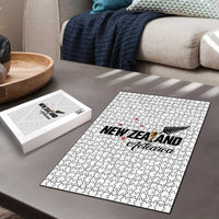 Football New Zealand Puzzle Aotearoa United White Version - Polynesian Pride