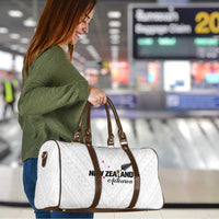 Football New Zealand Travel Bag Aotearoa United White Version - Polynesian Pride