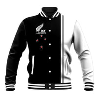 Personalised New Zealand 2025 Archery Basic Baseball Jacket Archery NZ LT01 Unisex Black - Polynesian Pride