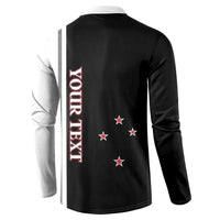 Personalised New Zealand 2025 Archery Basic Button Sweatshirt Archery NZ LT01 - Polynesian Pride